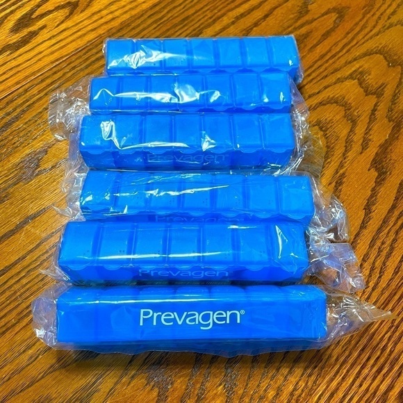 Pill Boxes Set of 6 Blue New Sealed - Picture 3 of 5